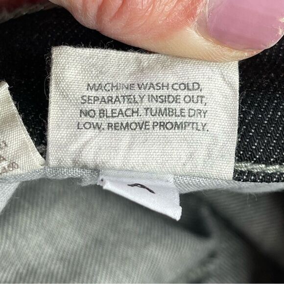 Eileen Fisher Jeans Women's 2 Black Skinny Mid-Rise Denim Stretch Organic Cotton - Picture 8 of 16